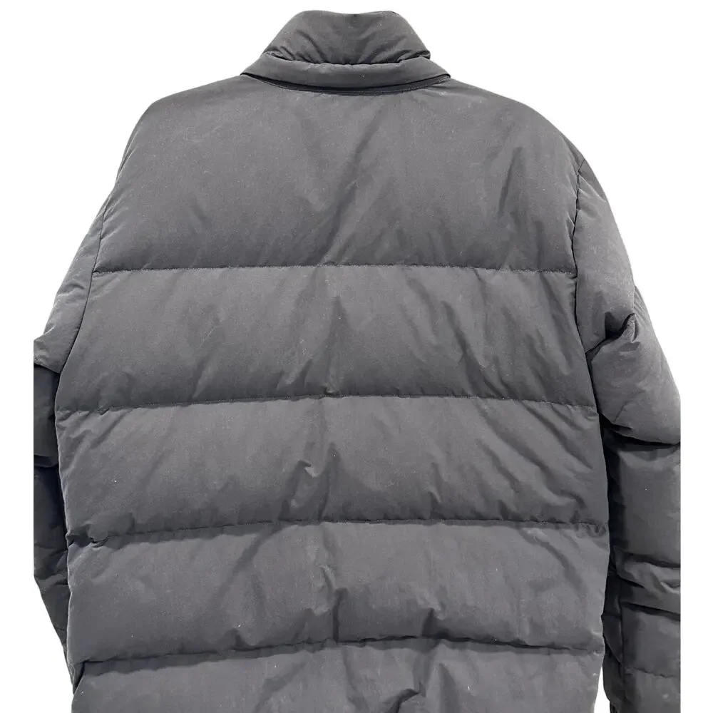 The North Face Gray Sierra Down Jacket L Puffer Coat Quilted Winter Outdoor Cozy